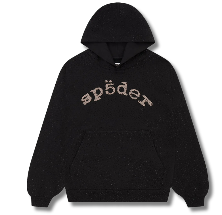 Unisex Rhinestone Spyder Hoodie